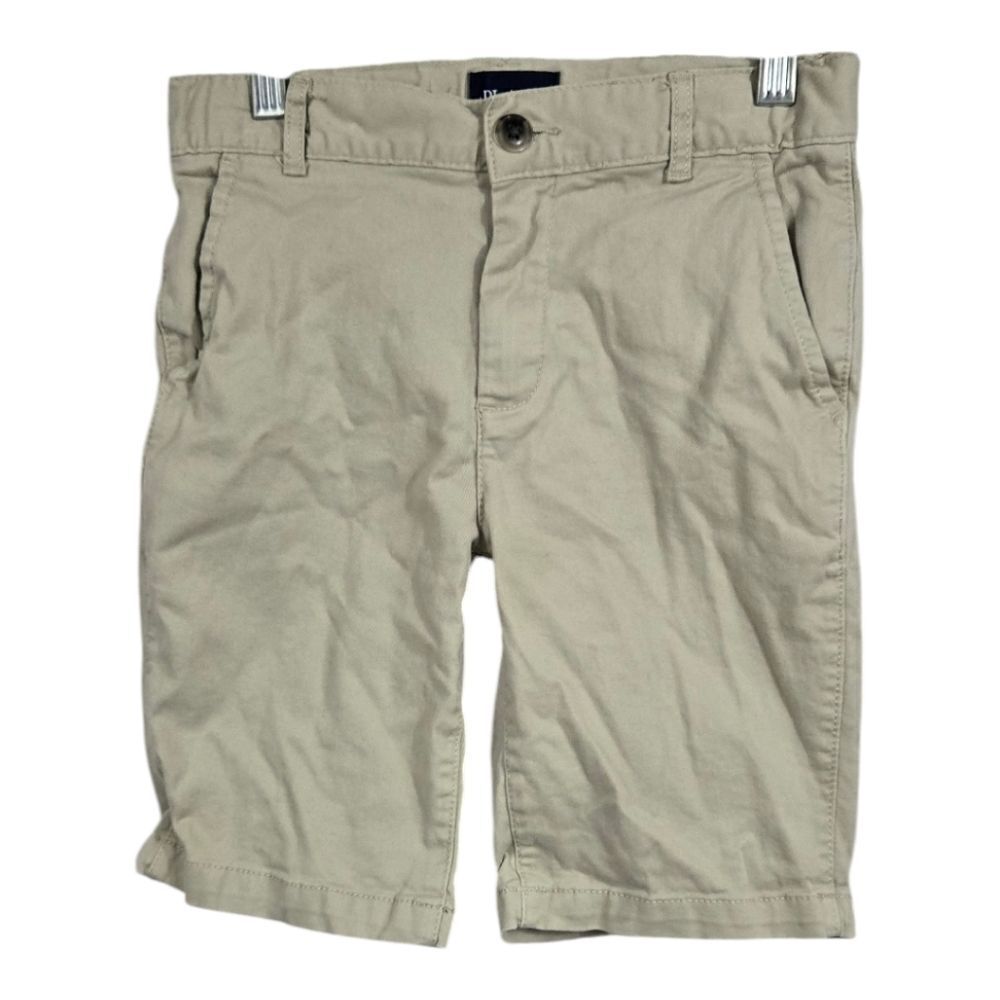 Children's Place Khaki Uniform Shorts Boys 8 Adjustable Waist Chino School wear